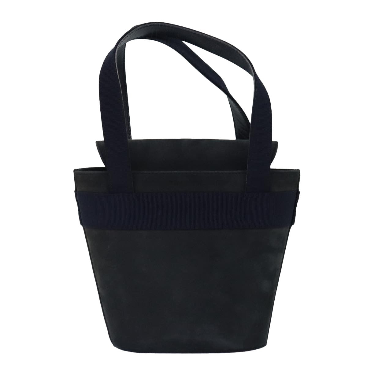 Salvatore Ferragamo Vara Bow Top Handle Bucket Bag Suede, NAVY, SUEDE, Handbag