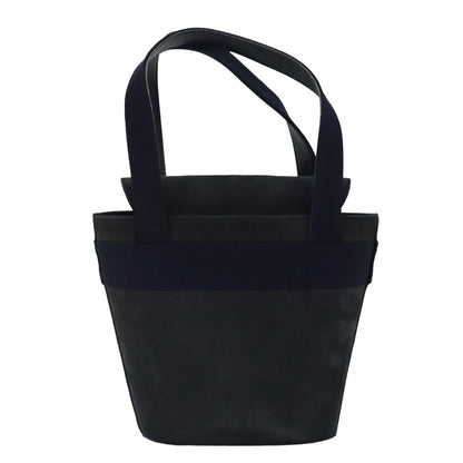 Salvatore Ferragamo Vara Bow Top Handle Bucket Bag Suede, NAVY, SUEDE, Handbag