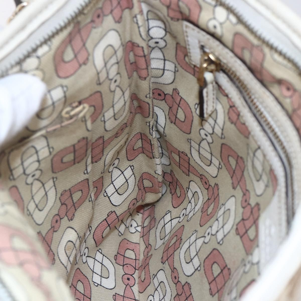 Gucci Jolicoeur Messenger Bag GG Canvas, BEIGE, CANVAS, Shoulder bag