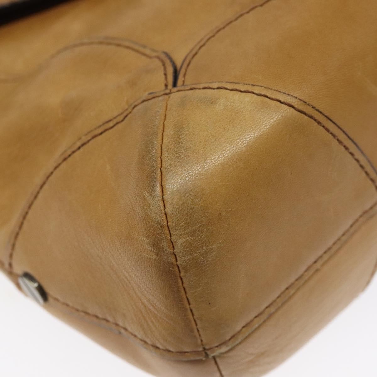 Chloe Vintage Flap shoulder bag Leather, BROWN, LEATHER, Shoulder bag