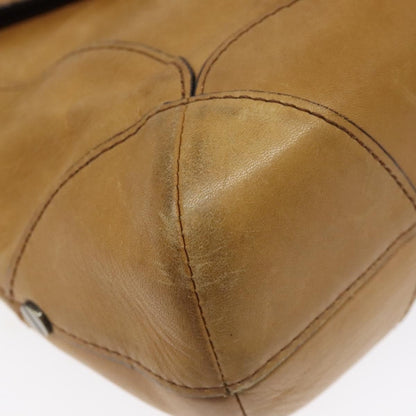 Chloe Vintage Flap shoulder bag Leather, BROWN, LEATHER, Shoulder bag