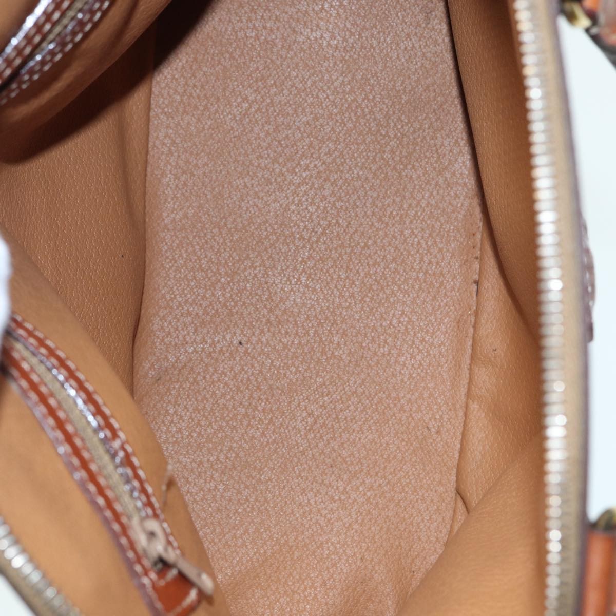 Celine Vintage Macadam Handbag Canvas, BROWN, CANVAS, Handbag