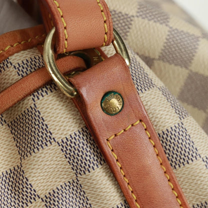 Louis Vuitton Noe Handbag Damier, Beige, Canvas, Shoulder Bag