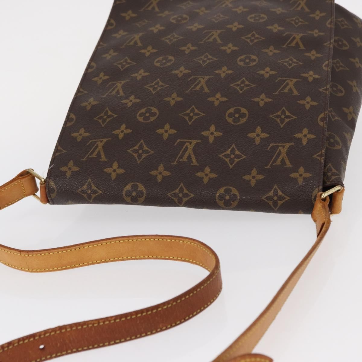 Louis Vuitton Musette Salsa Handbag Monogram Canvas, BROWN, CANVAS, Shoulder bag