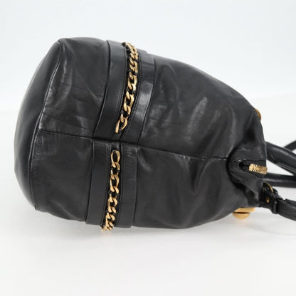 Chloe Vintage Tote bag Leather, BLACK, LEATHER, Tote bag