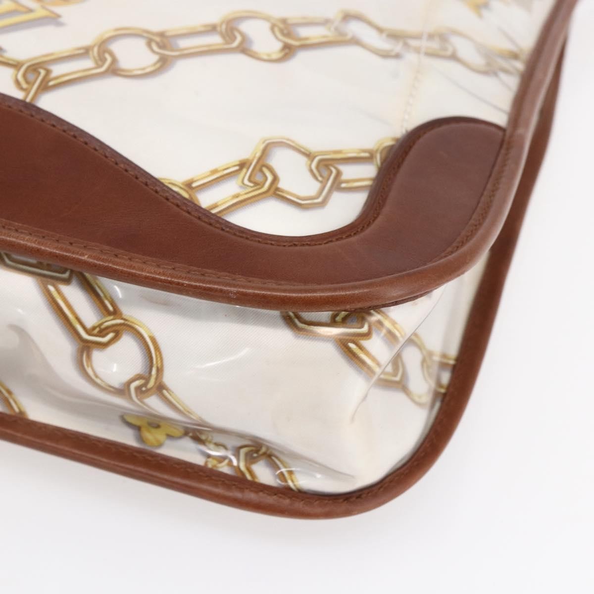 Louis Vuitton Charms Musette Handbag PVC Over Printed Silk, White, Plastic, Shoulder Bag