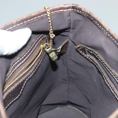 Louis Vuitton Bucket Bag Canvas, BROWN, CANVAS, Handbag