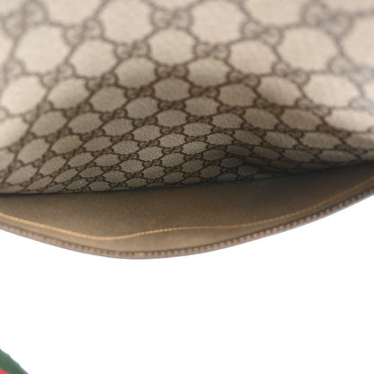 Gucci Vintage Web Strap Tote GG Coated Canvas, BEIGE, PVC, Tote bag