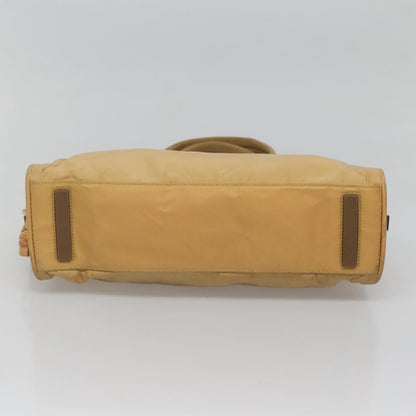 Prada Vintage Handbag Canvas, GOLD, NYLON, Handbag