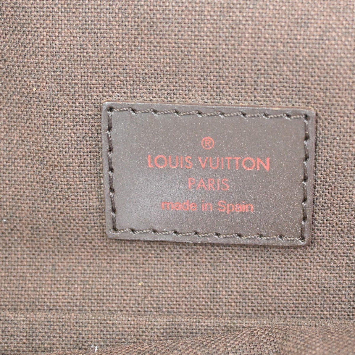 Louis Vuitton Brooklyn Handbag Damier, Brown, Canvas, Shoulder Bag