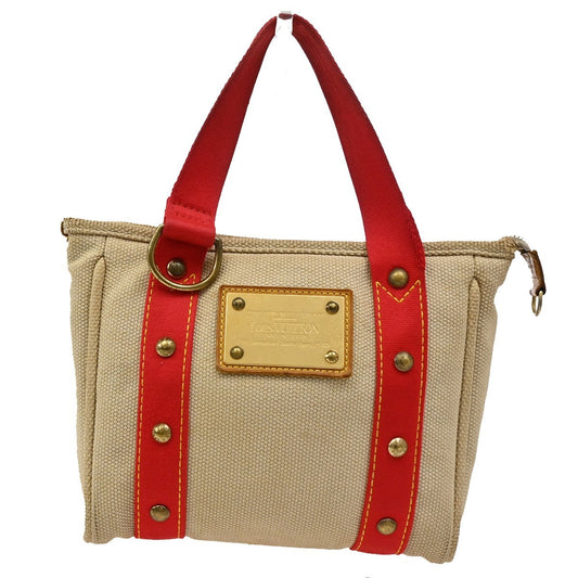 Louis Vuitton Cabas Canvas, RED, CANVAS, Tote bag