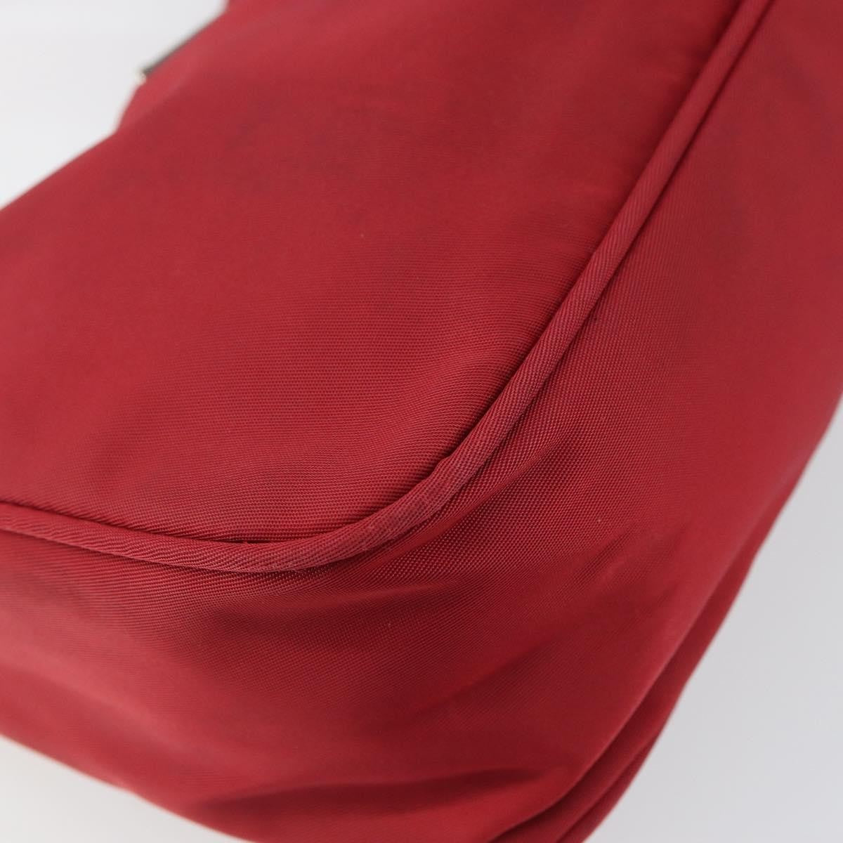 Prada Hobo Tessuto, RED, NYLON, Handbag