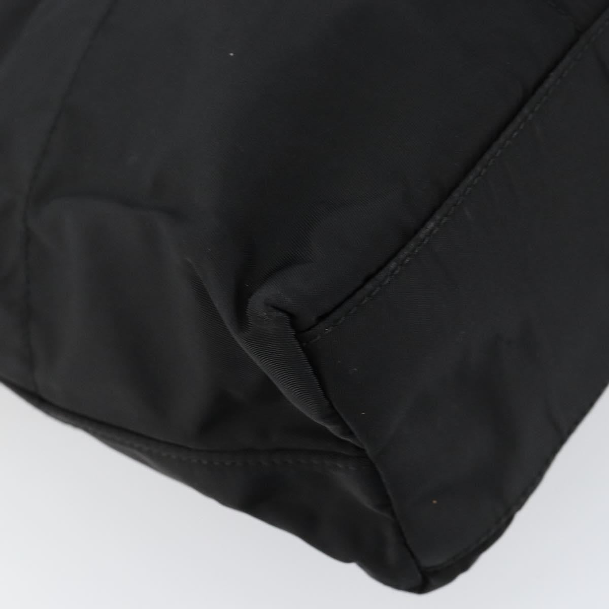 Prada Vintage Zip Tote Tessuto, BLACK, NYLON, Tote bag
