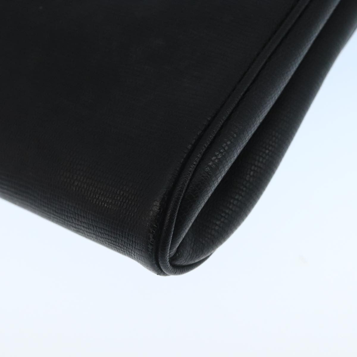 Celine Vintage Circle Logo Crossbody Bag Leather, BLACK, LEATHER, Crossbody bag