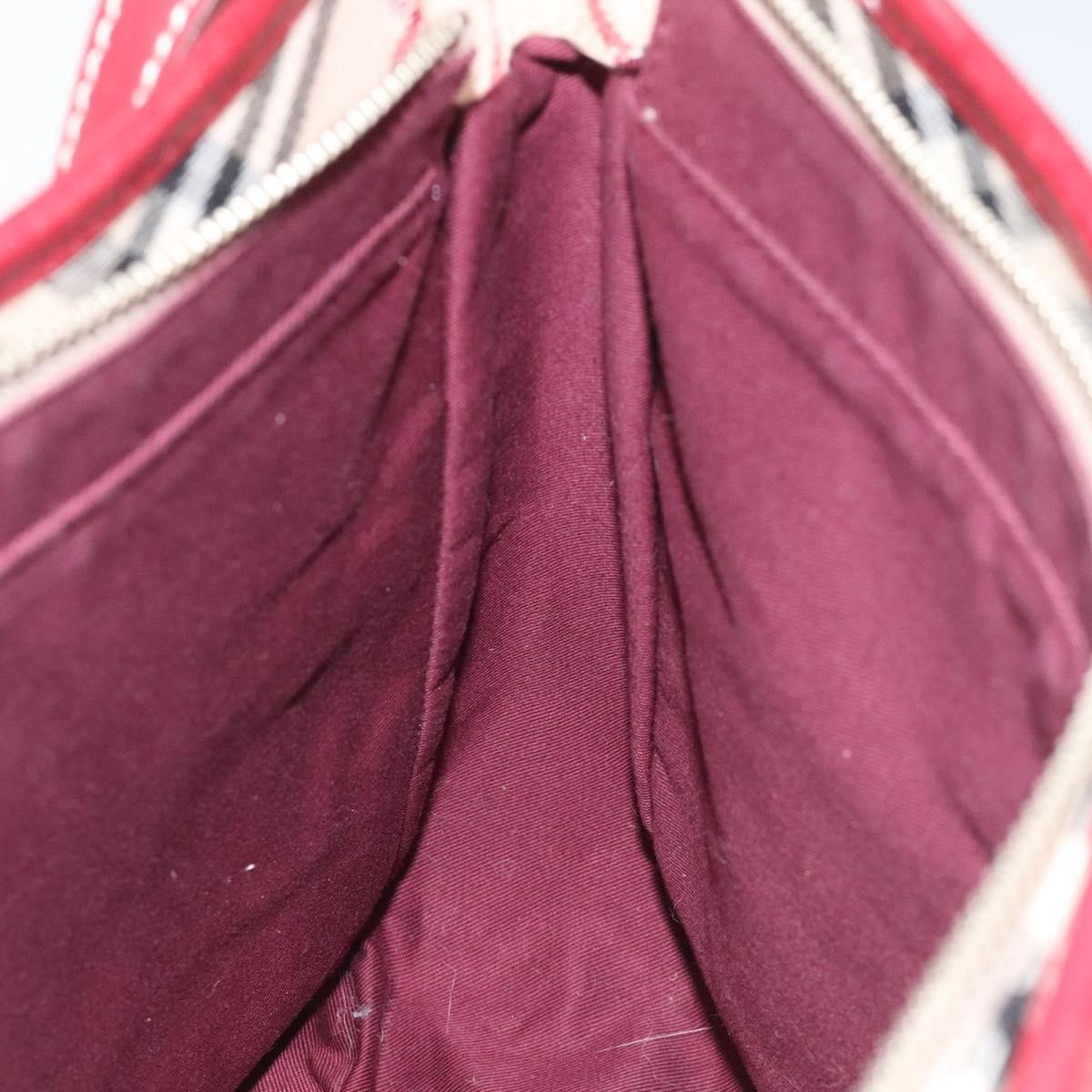 Burberry Shoulder Bag Nova Check Canvas, BEIGE, CANVAS, Shoulder bag