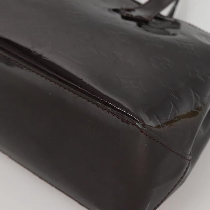 Louis Vuitton Wilshire Handbag Monogram Vernis, PURPLE, PATENT_LEATHER, Handbag