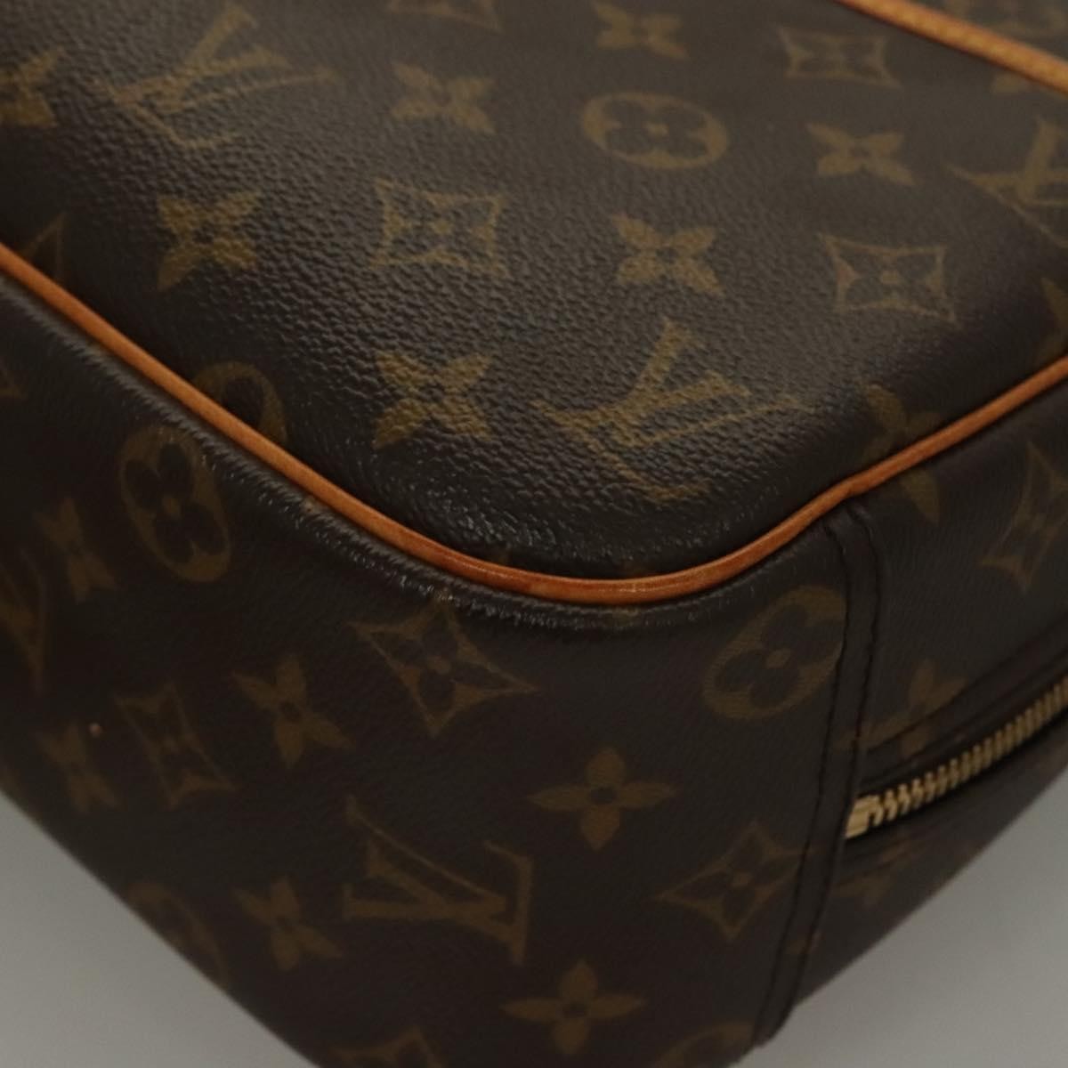 Louis Vuitton Trouville Handbag Monogram Canvas, BROWN, CANVAS, Handbag
