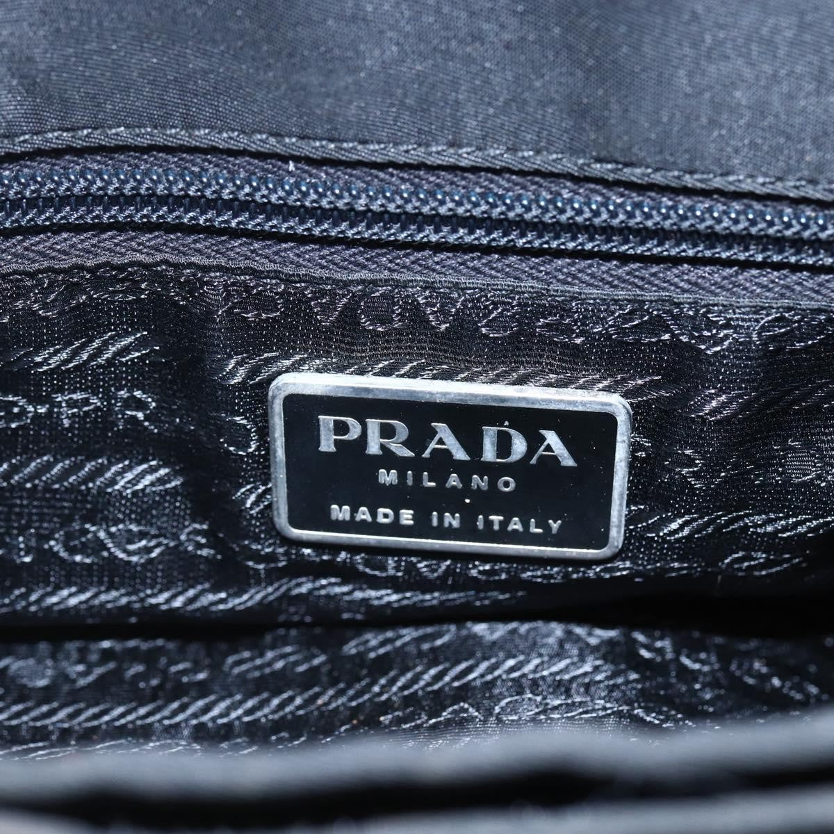 Prada Vintage Shoulder Bag Tessuto, BLACK, NYLON, Shoulder bag