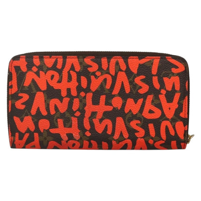 Louis Vuitton Zippy Wallet NM Monogram Graffiti, ORANGE, CANVAS, Wallets