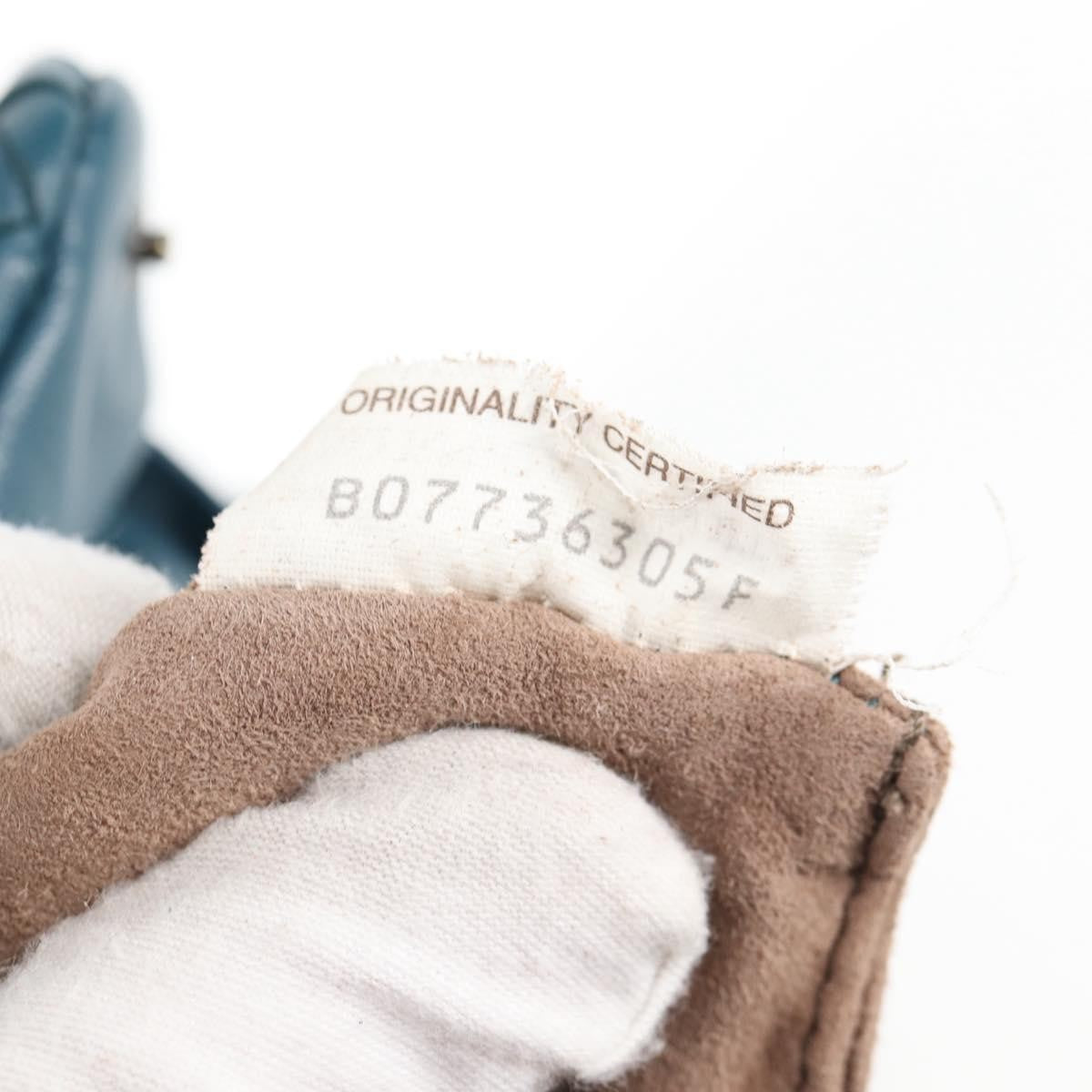 Bottega Veneta Expandable Chain Crossbody Bag Intrecciato Nappa, BLUE, LEATHER, Crossbody bag