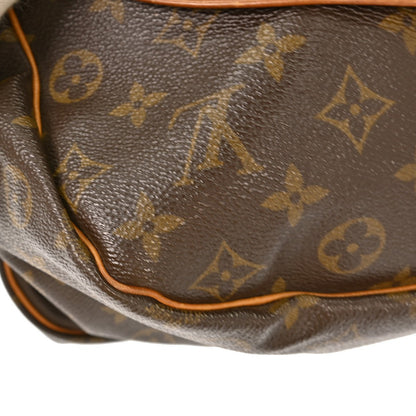 Louis Vuitton Saumur Handbag Monogram Canvas, BROWN, CANVAS, Shoulder bag