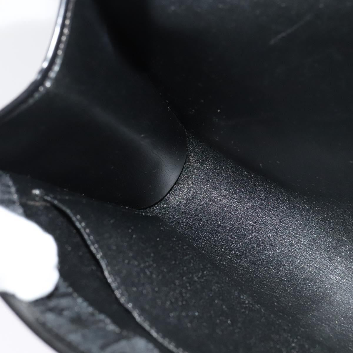 Christian Dior Vintage Trotter Flap Shoulder Bag Canvas, BLACK, CANVAS, Shoulder bag