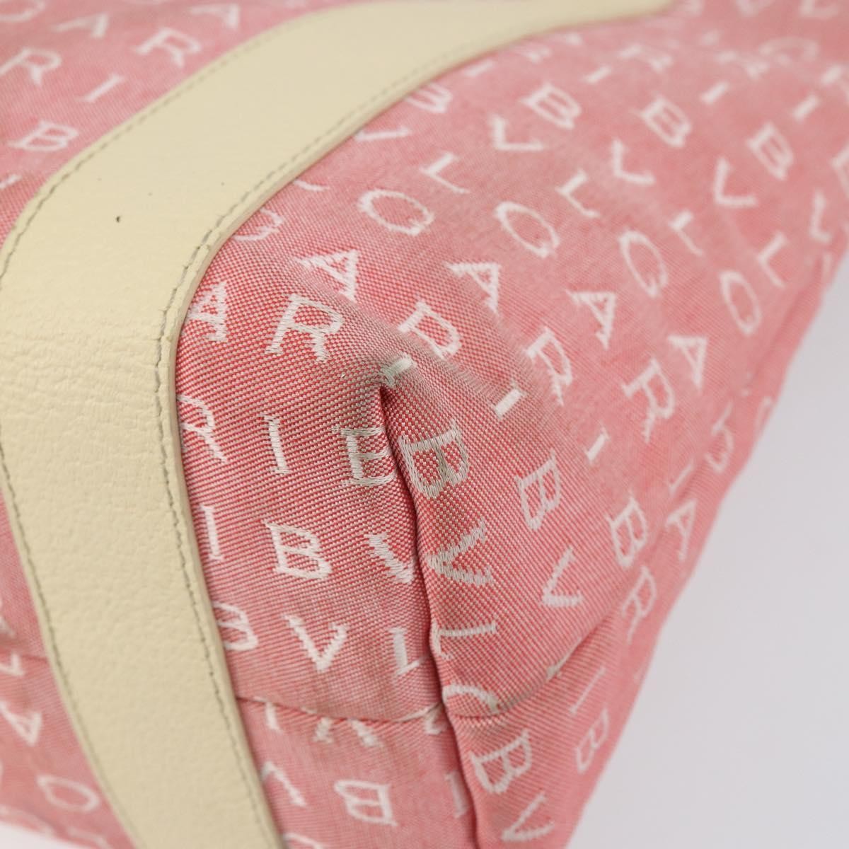 Bvlgari Logomania Handbag Canvas, PINK, CANVAS, Handbag