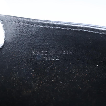 Celine Chain Shoulder Bag Leather, BLACK, LEATHER, Shoulder bag