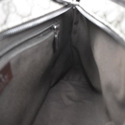 Gucci Plus Tote GG Coated Canvas with Leather, BROWN, CANVAS, Tote bag