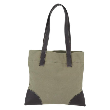 Prada Vintage Tote Canvas, KHAKI, CANVAS, Tote bag
