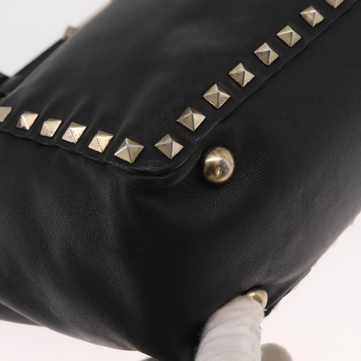 Valentino Garavani Rockstud Tote Soft Leather, BLACK, LEATHER, Tote bag