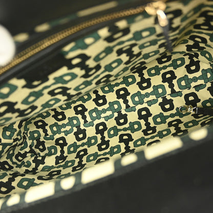 Gucci Punch Top Handle Bag Guccissima Leather, BLACK, LEATHER, Handbag