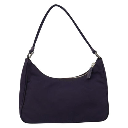 Prada Hobo Tessuto, PURPLE, NYLON, Shoulder bag