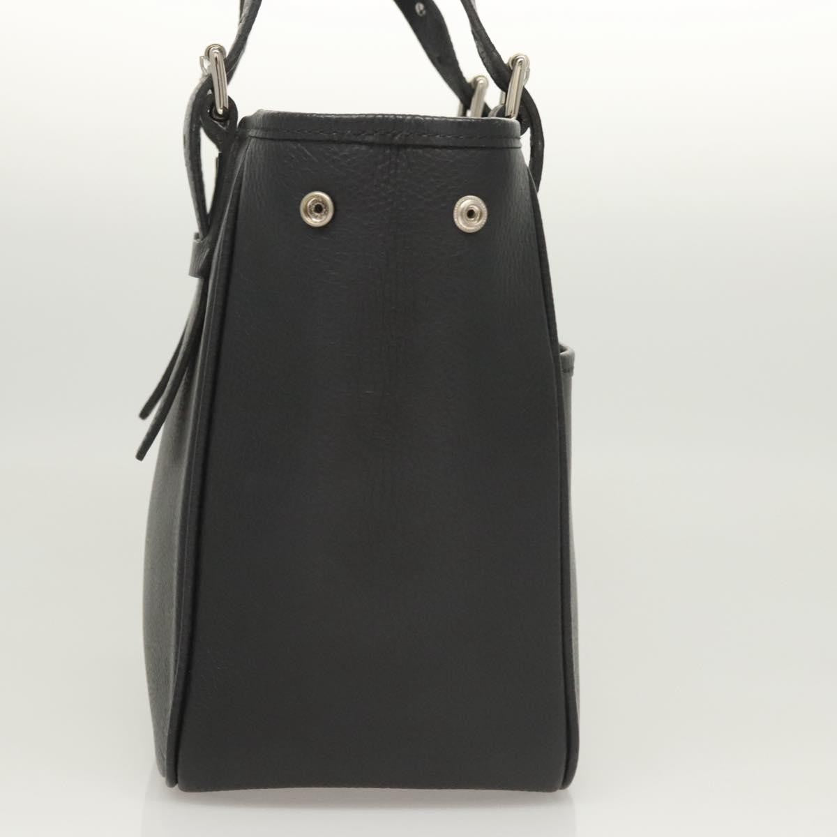 Burberry Vintage Handbag Leather, BLACK, LEATHER, Handbag