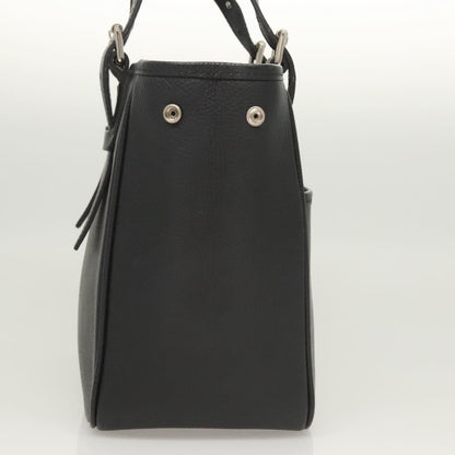 Burberry Vintage Handbag Leather, BLACK, LEATHER, Handbag