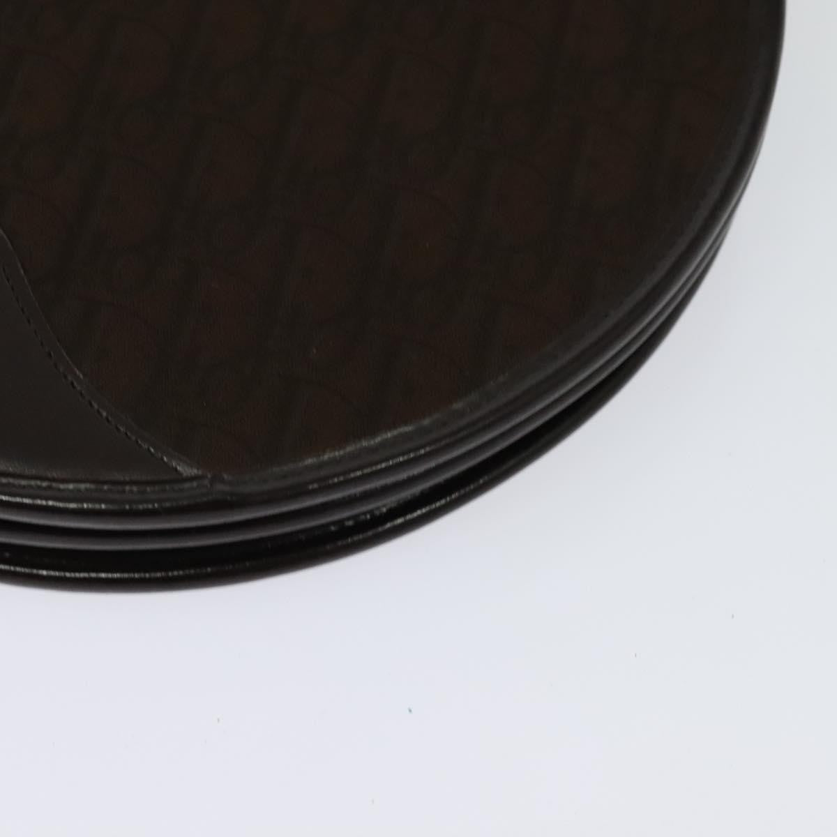 Christian Dior Vintage Trotter Flap Shoulder Bag Canvas, BROWN, CANVAS, Shoulder bag