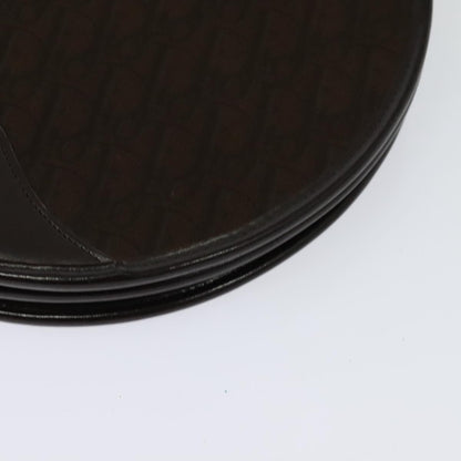 Christian Dior Vintage Trotter Flap Shoulder Bag Canvas, BROWN, CANVAS, Shoulder bag