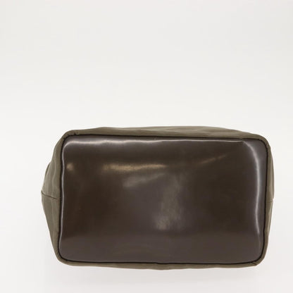 Gucci Vintage Bamboo Handle Bag Nylon, KHAKI, NYLON, Handbag