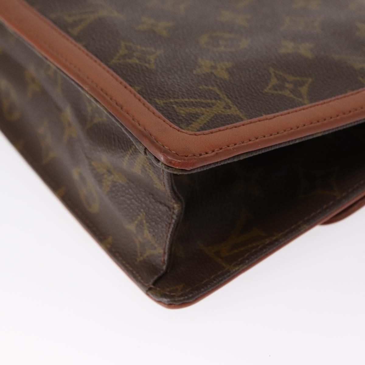 Louis Vuitton Dame Pochette Monogram Canvas, BROWN, CANVAS, Clutche & pouche