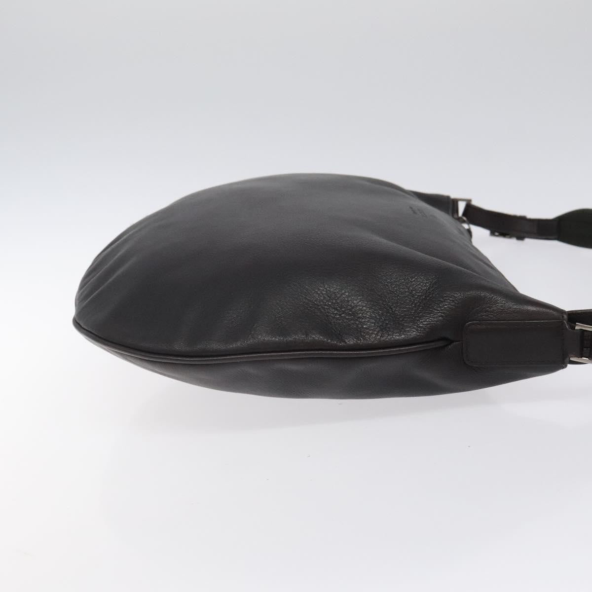 Gucci Vintage Shoulder Bag Leather, BROWN, LEATHER, Shoulder bag