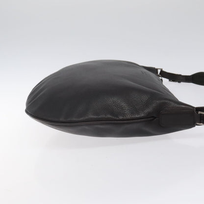 Gucci Vintage Shoulder Bag Leather, BROWN, LEATHER, Shoulder bag