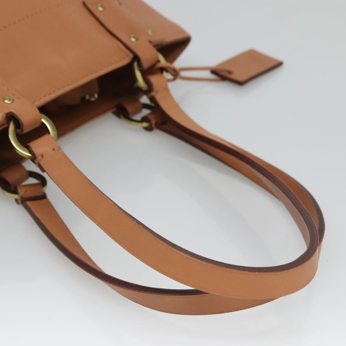 Gucci Vintage Handbag Leather, BEIGE, LEATHER, Handbag