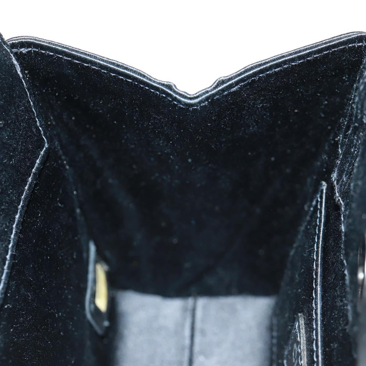 Chanel Vintage Crystal Camellia Evening Bag Satin, BLACK, SATIN, Shoulder bag