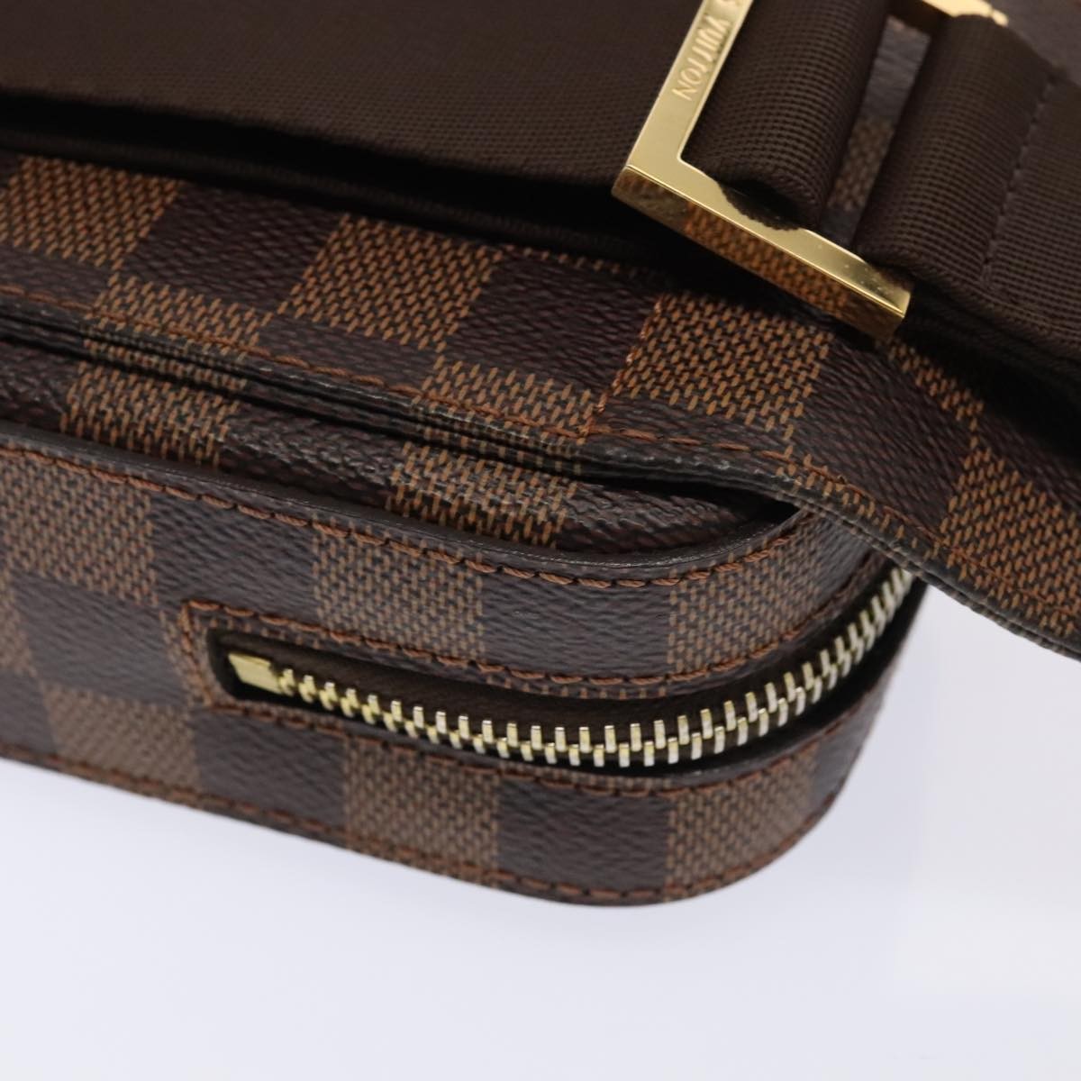 Louis Vuitton Geronimos Waist Bag Damier, BROWN, CANVAS, Shoulder bag