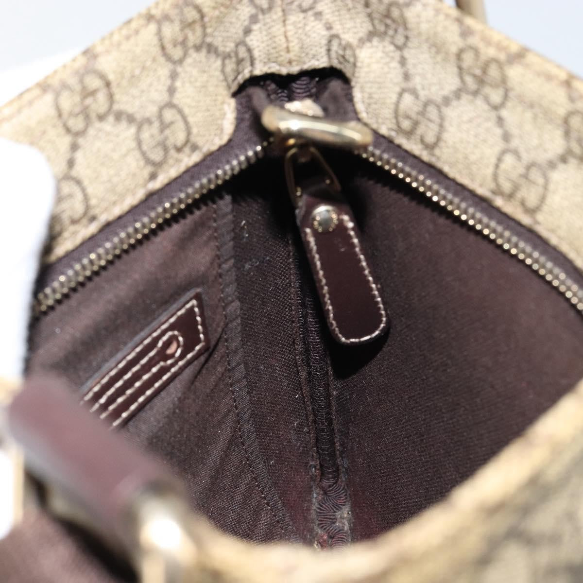 Gucci Flat Messenger Bag GG Canvas, BEIGE, CANVAS, Shoulder bag