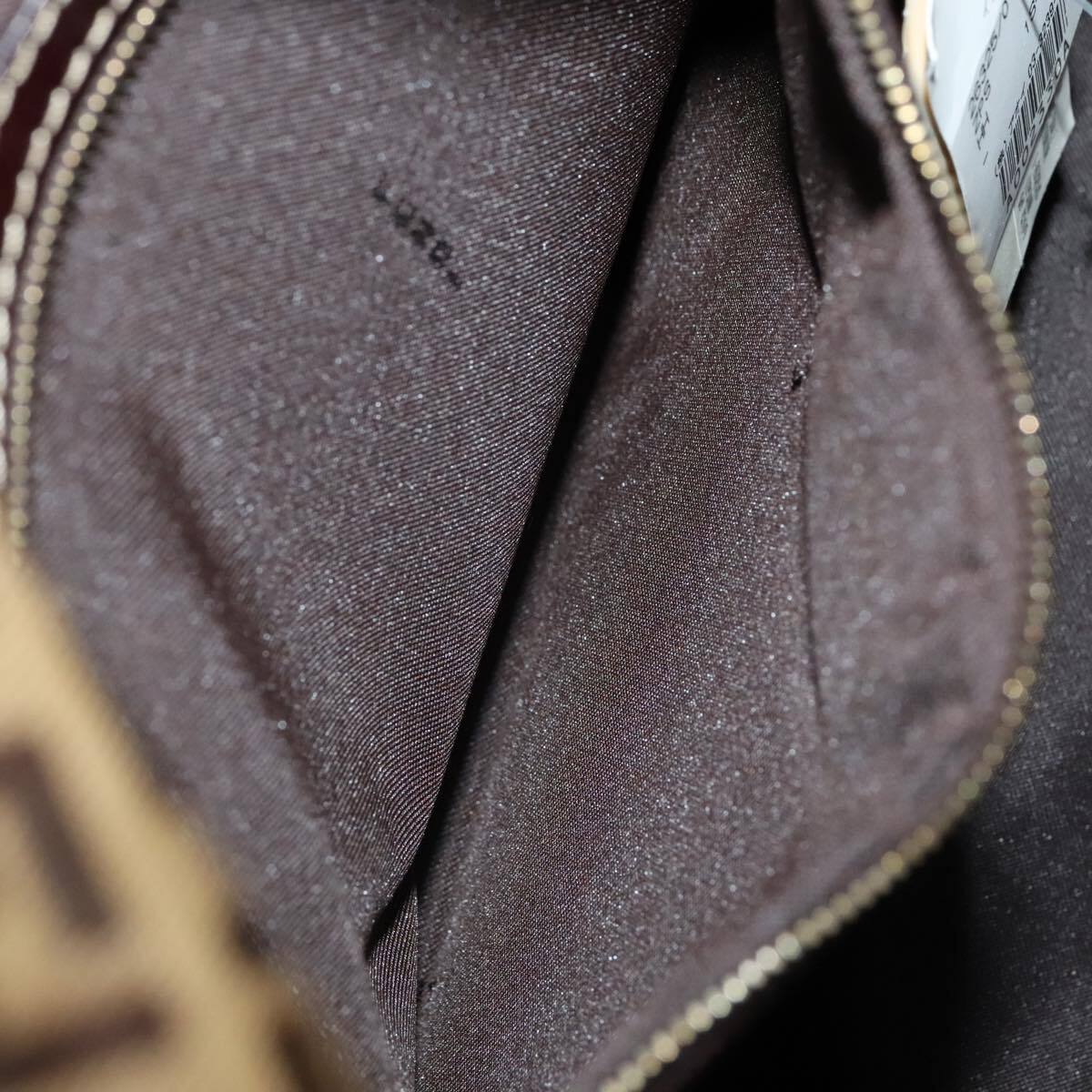 Fendi Mamma Baguette Zucca canvas, BROWN, CANVAS, Handbag