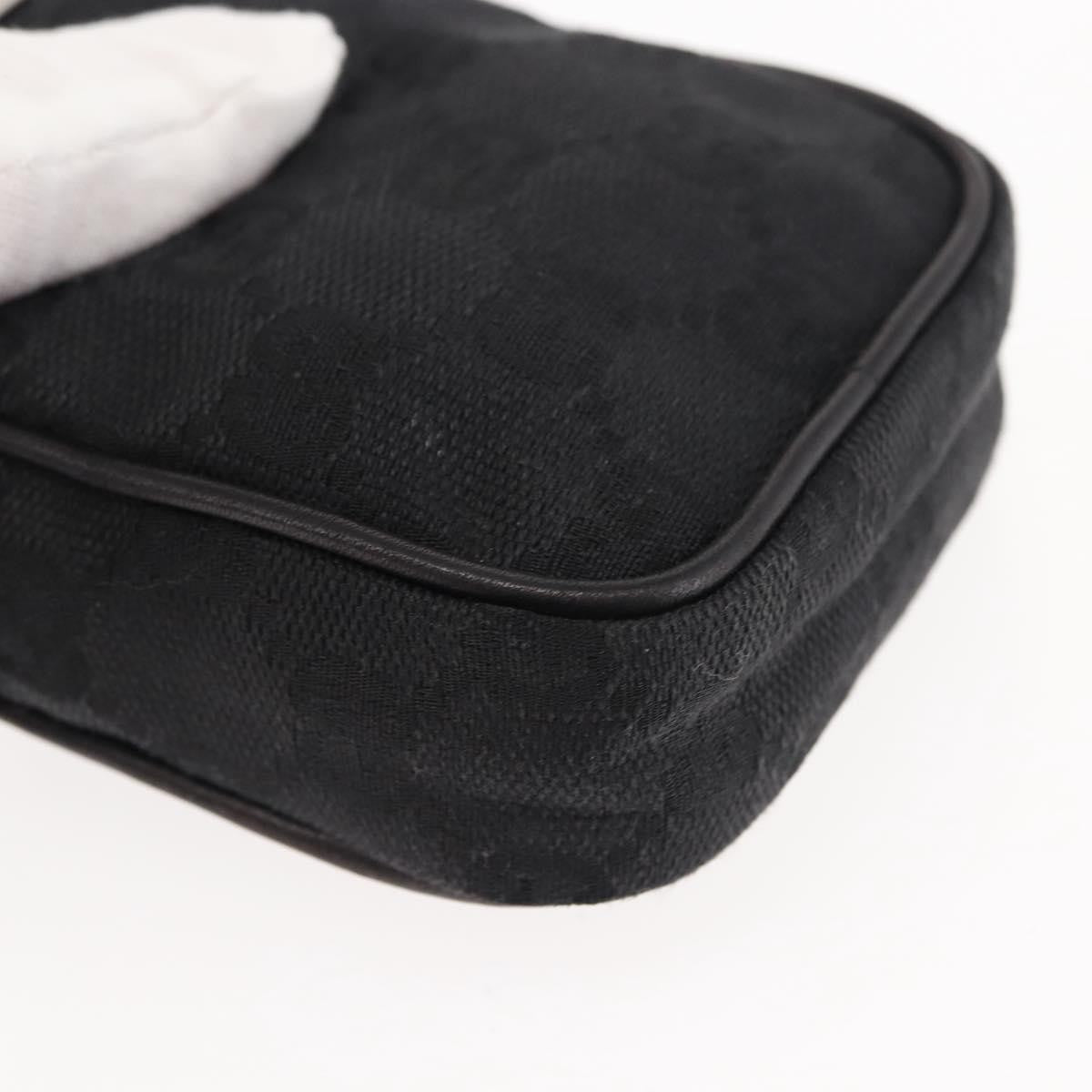 Gucci GG canvas pouch Canvas, BLACK, CANVAS, Clutche & pouche