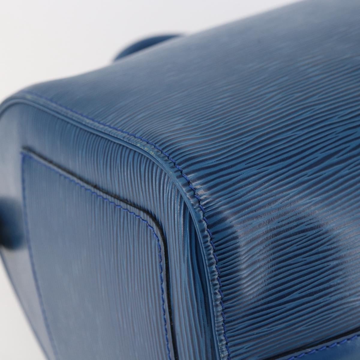 Louis Vuitton Speedy Handbag Epi Leather, BLUE, LEATHER, Handbag