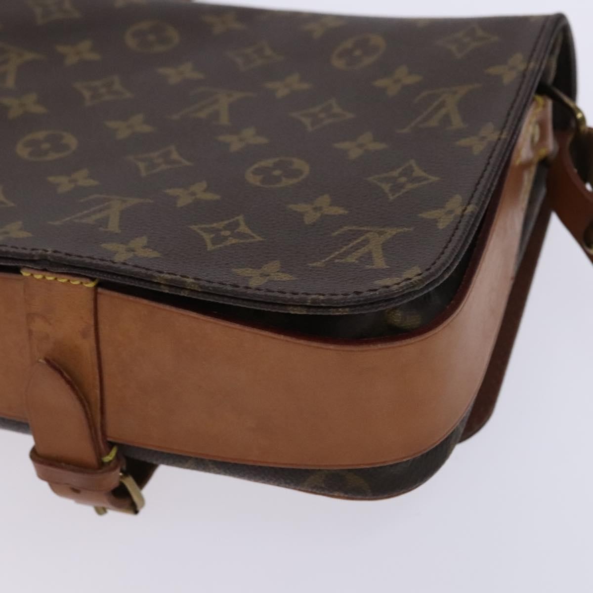 Louis Vuitton Cartouchiere Handbag Monogram Canvas, BROWN, CANVAS, Handbag