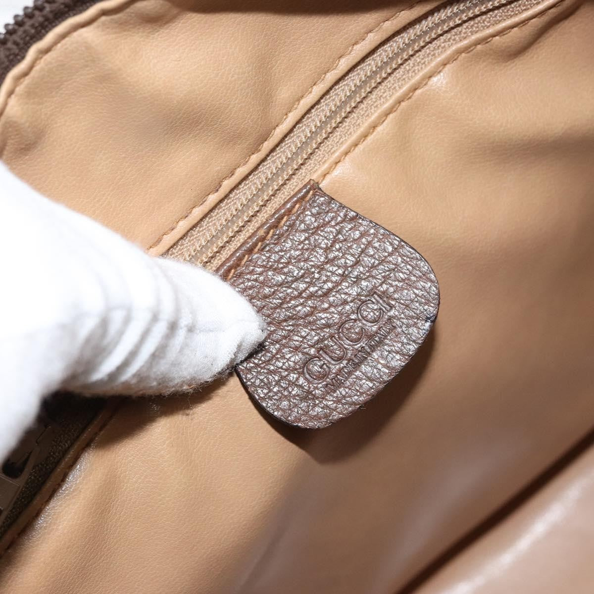 Gucci Vintage Duffle Bag GG Coated Canvas, BEIGE, CANVAS, Travel bag